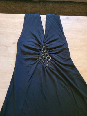 Blugirl Folies Black Mini A Line V Neck Dress like new
