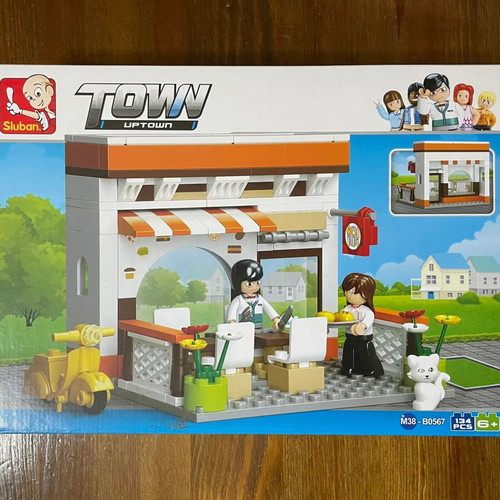 Sluban Restaurant Building Blocks 134 pcs new for 6+ years