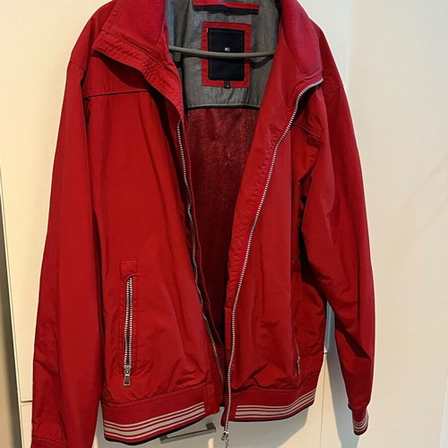 Spring jacket like new, red, size L
