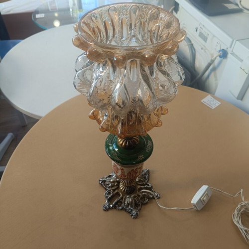 Vintage table lamp used, dimensions 0.42x0.15 m