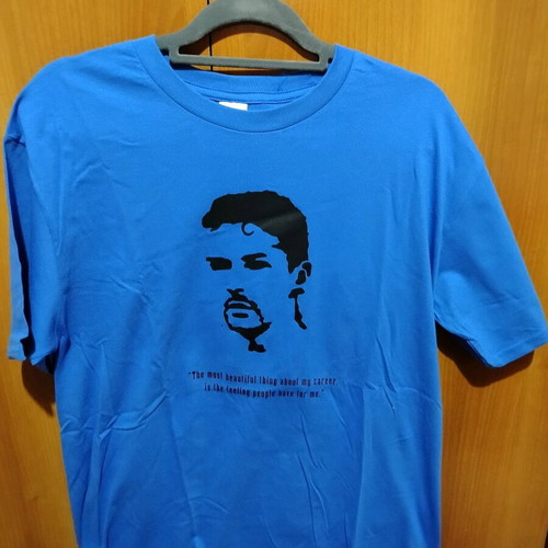 Pack of 5 T-shirts Maradona, Ronaldinho, Cruyff, Maldini, Roberto Baggio size Large, like new
