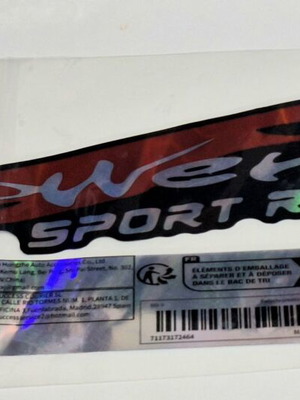 Power Sports Racing vehicle stickers new