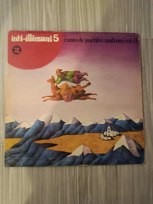 Imti-illimani 5 Canto de pueblos andinos vol. II vinyl record like new