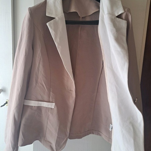 Women's blazer beige like new, size L/XL