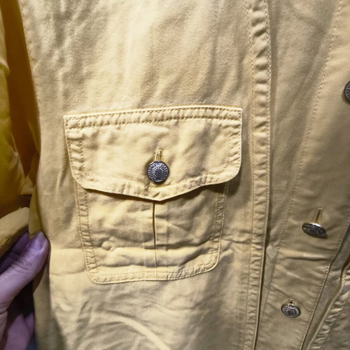 Hauber vintage yellow shirt like new