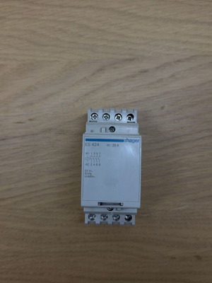 Hager ES424 4NO 20A 24V AC relay like new