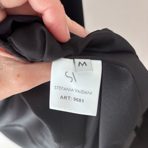 Mini dress Stefania Vaidani black like new, size M