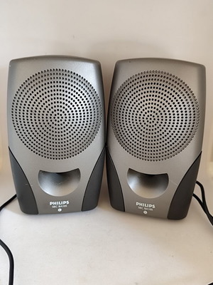 Philips SBC BA105 stereo φορητά ενεργά ηχεία σαν καινούργια