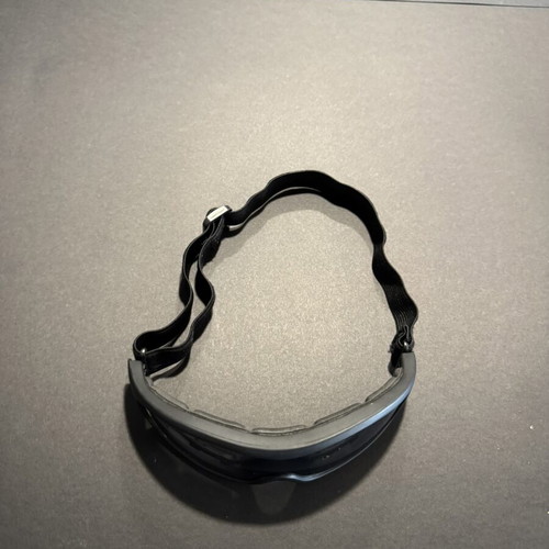 Protective glasses new, black with adjustable silicone