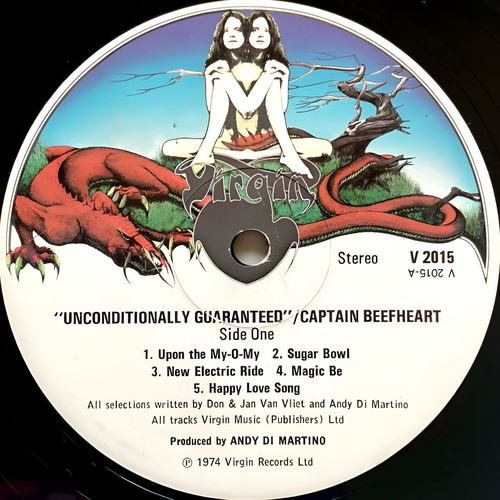 Captain Beefheart and the Magic Band Unconditionally Guaranteed LP like new, rock