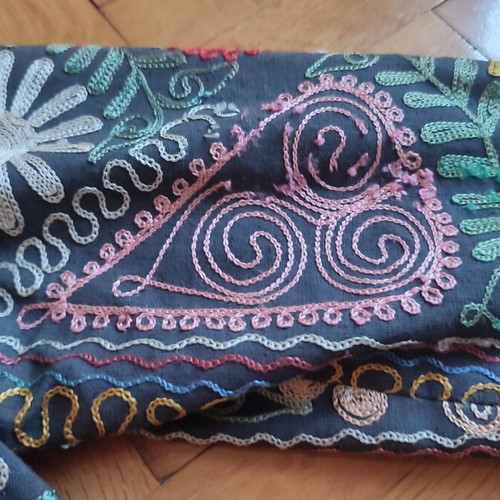Women's multicolored embroidered jacket