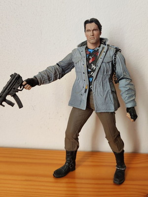 The Terminator T-800 Tech Noir 2011 action figure used NECA