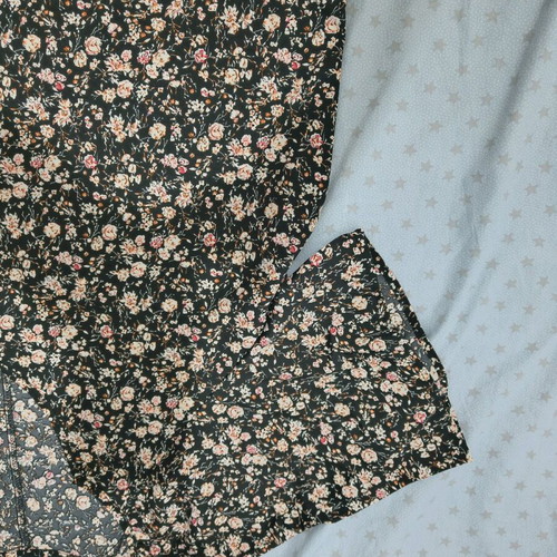 Shein floral short-sleeve blouse 2XL new, multicolor