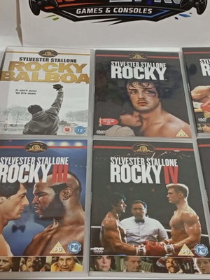 Rocky DVD collection used, complete set I-V with collector's box