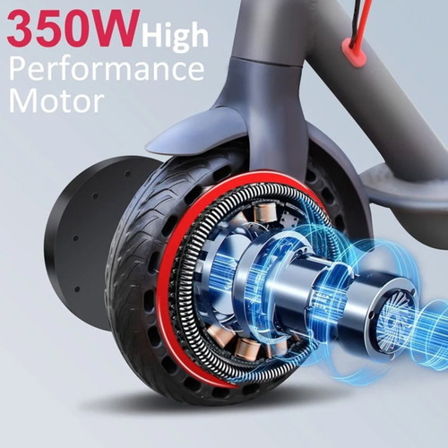 Sixfox TX01 electric scooter used with 8.5" solid tyres and 350W motor