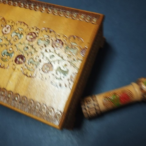 Souvenirs from Bulgaria used, cigarette and perfume case