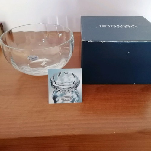 Rogaska crystal fondue bowl 55 cm new