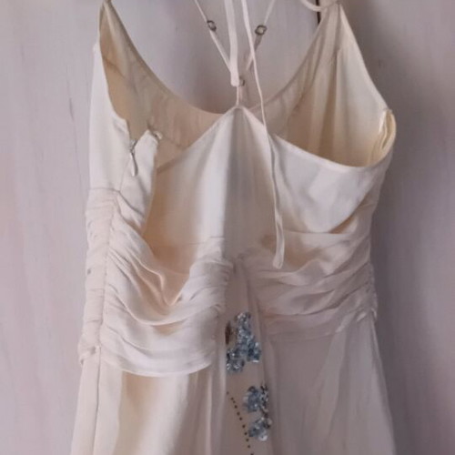BCBG Maxazria 100% Silk Evening Dress like new, XS/S, with sequins