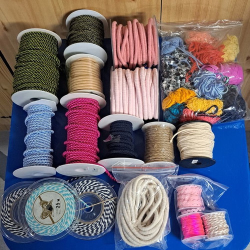 Craft ribbons and threads set like new with gift