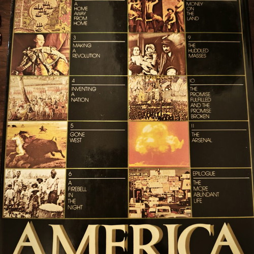 Alistair Cooke's America illustrated coffee table book used