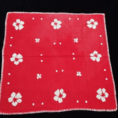 Handmade embroidery used