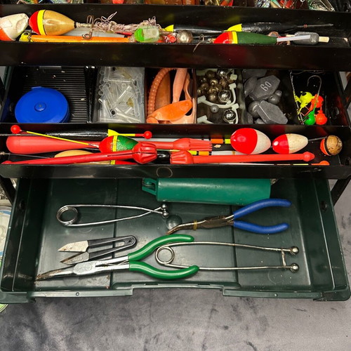 Full Fishing Tackle Box Set used with Tools and Accessories