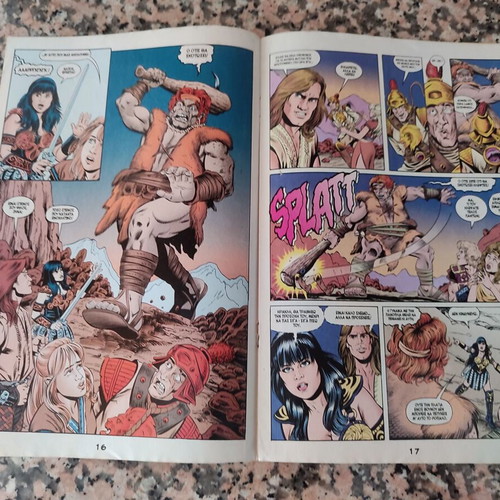 Herakles 5 and Herakles and Xena 5 Modern Times used comics