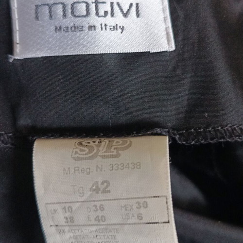 Motivi asymmetric skirt with ruffles black like new