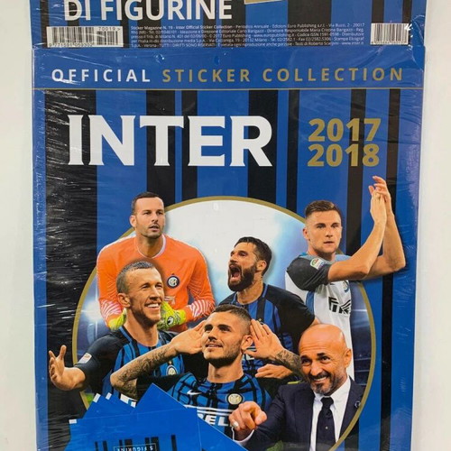 Inter 2018 sticker album official collection new