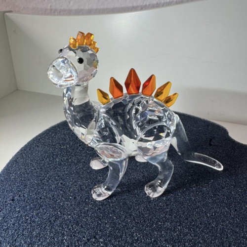 Swarovski Baby Stegosaurus crystal figure like new with box