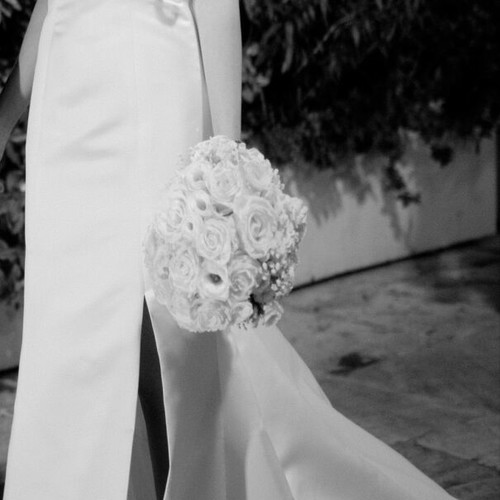 Celia Kritharioti Haute Couture mermaid wedding dress like new, white, size XS/S