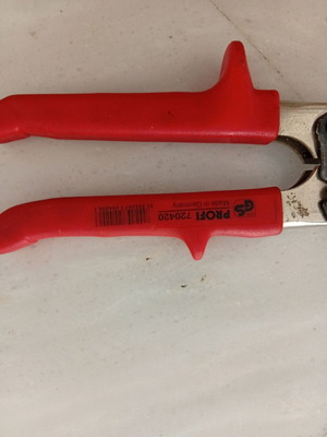 German left-cutting Profi scissors like new, 25 cm