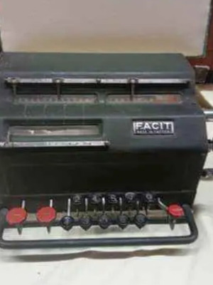 FASIT manual calculator used, Swedish origin, metal