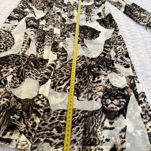 H&M Tunic in animal print like new, beige and brown