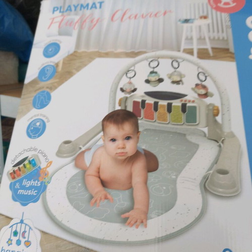 Kikka Boo Fluffy Clavier Activity Gym with Music for Newborns new