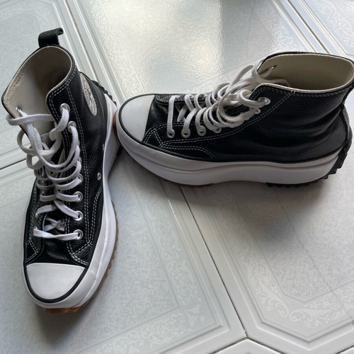 Converse leather sneakers like new, size 40, black