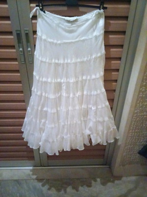My Industry long skirt size S/36, like new, white