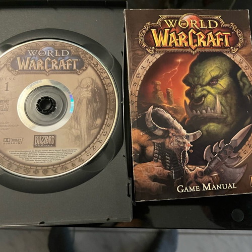 World of Warcraft Vanilla PC/Mac CD-ROM used, collector's edition