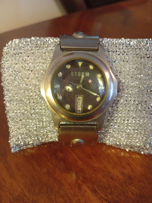 Storm unisex wristwatch like new, blue and silver