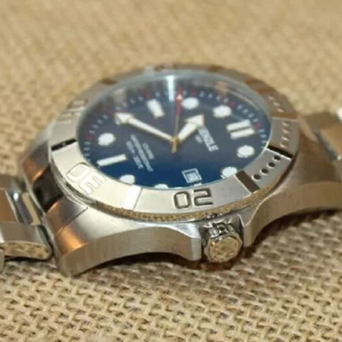 Kienzle 1822 Diver men's watch, navy blue, stainless steel 316L