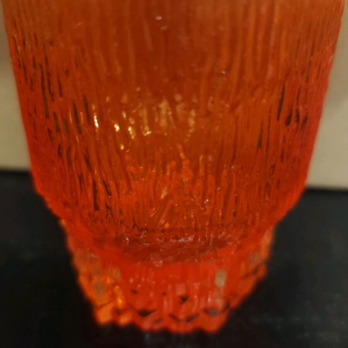Vintage glasses like new, set of 6, multicolored