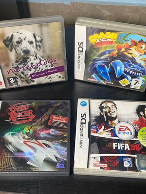 Παιχνίδια Nintendo DS μεταχειρισμένα, Nintendogs, Crash of the Titans, Speed Racer, FIFA 08