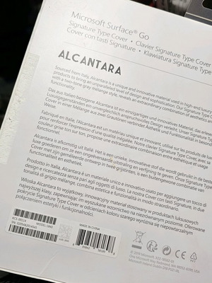Πληκτρολόγιο Signature Type Cover για Microsoft Surface Go KCS-0014 1840 Alcantara καινούργιο