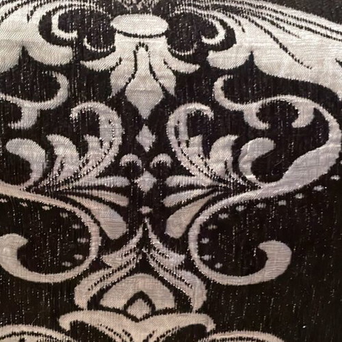 Decorative sofa covers set of 2 black with silver, new
