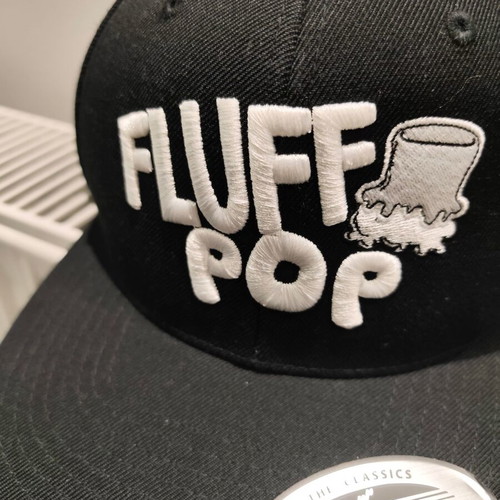 Fluffpop hat new, black, one size