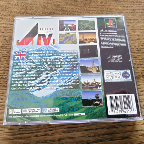 A.IV Global Evolution PlayStation PS1 simulation strategy game like new