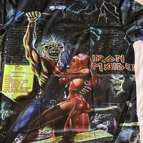 Iron Maiden T-shirts new, pack of 4, polyester mesh