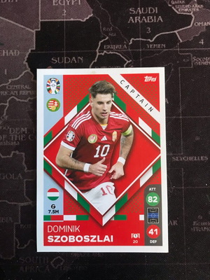 Topps Match Attax Dominik Szoboszlai UEFA Euro 2024 card like new