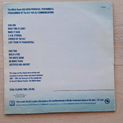 The KLF The White Room LP album 1990, electronic