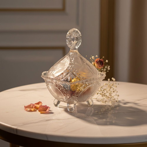 Hofbauer The Byrdes Crystal Candy Box like new